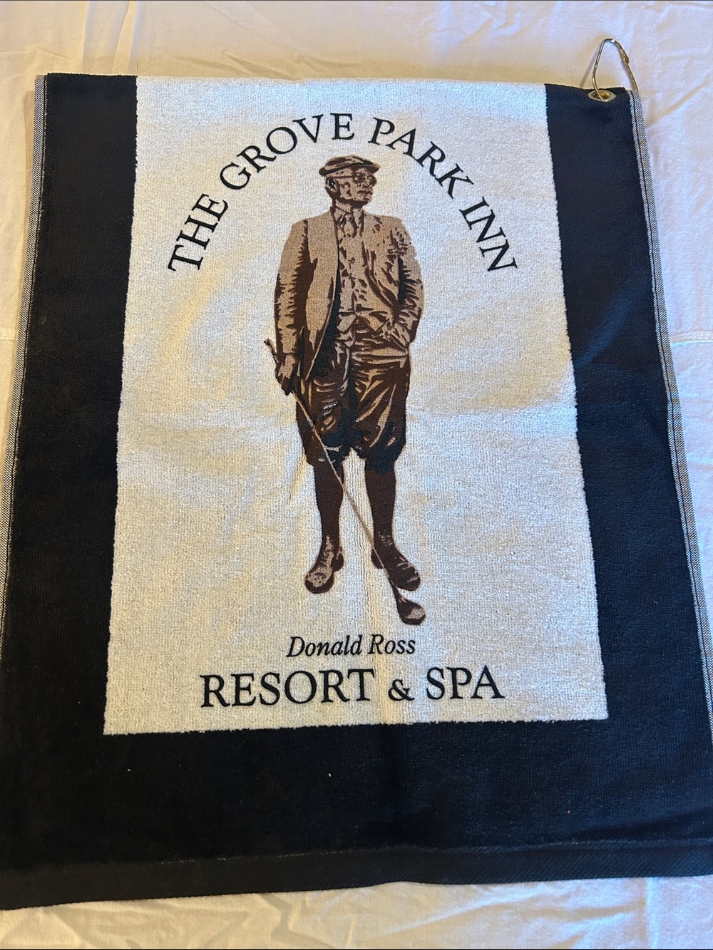 The Grove Park Inn Resort & Spa Black and White Golf ⛳️ Towel
